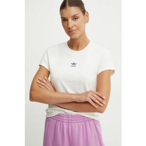 adidas Originals tricou din bumbac femei, culoarea alb, IY7335 imagine