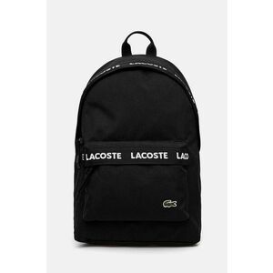 Lacoste rucsac culoarea negru, mare, cu imprimeu, NU4685NZ imagine