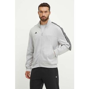 adidas bluza Tiro barbati, culoarea gri, cu imprimeu, IY4285 imagine