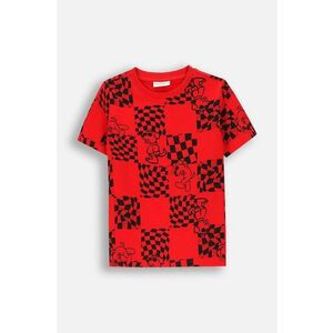 Coccodrillo tricou de bumbac pentru copii culoarea rosu, cu imprimeu, ACADEMY BOY KIDS imagine