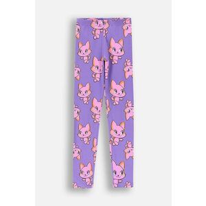 Coccodrillo leggins copii culoarea violet, modelator, EVERYDAY GIRL imagine