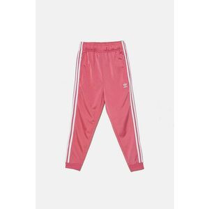 adidas Originals pantaloni de trening pentru copii SST TRACK PANTS culoarea roz, cu imprimeu, IY7462 imagine