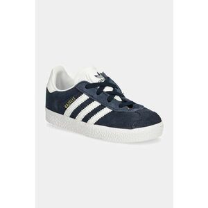 adidas Originals sneakers pentru copii GAZELLE CF EL culoarea verde, IH0337 imagine