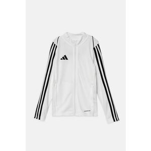 adidas Performance bluza copii TIRO23L TRKTY culoarea alb, cu imprimeu, HS3524 imagine