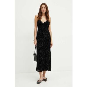 Bardot rochie PARADISO culoarea negru, maxi, mulata, 59415DB imagine