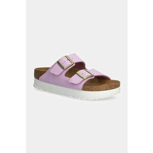 Birkenstock papuci Arizona Platform Flex Birkenstock x Papillio femei, culoarea violet, cu platforma, 1028440 imagine