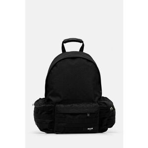 MSGM rucsac barbati, culoarea negru, mare, neted, 3740MZ39.811 imagine