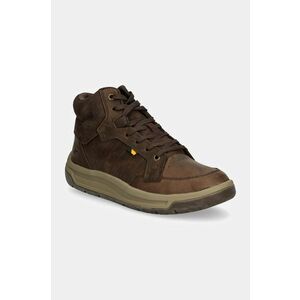 Caterpillar sneakers din piele APA CUSH MID culoarea maro, P725923 imagine