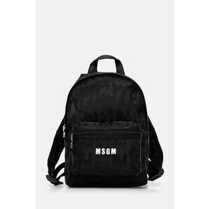 MSGM rucsac culoarea negru, mic, cu imprimeu, 3740MZ37.640 imagine