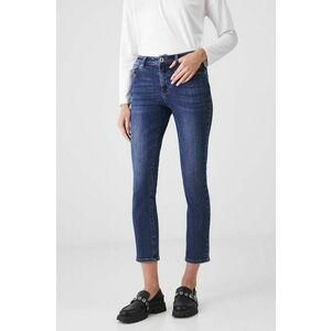 Medicine jeans femei, culoarea bleumarin imagine