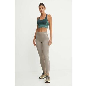 Hummel leggins de antrenament Christel culoarea bej, cu imprimeu, 213756 imagine