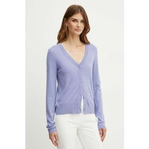 Silvian Heach cardigan MOLES femei, culoarea violet, light, GPA24064CD imagine