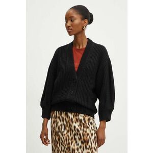 Silvian Heach cardigan RINER femei, culoarea negru, călduros, GPA24062CD imagine