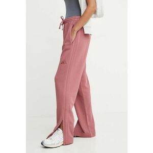 adidas pantaloni de trening din bumbac All SZN culoarea roz, neted, IY6856 imagine