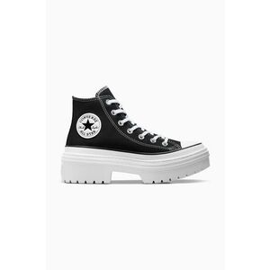 Converse tenisi Chuck Taylor All Star Lugged Heel femei, culoarea negru, A08258C imagine