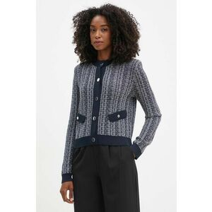 BOSS cardigan femei, culoarea albastru marin, light, 50520443 imagine