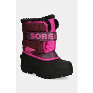 Sorel cizme de iarna copii TODDLER SNOW COMMAND culoarea roz, 2114101 imagine