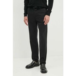 Boss Orange pantaloni barbati, culoarea negru, cu fason chinos, 50519163 imagine