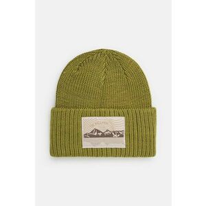 Columbia caciula Wallowa culoarea verde, din tricot gros, 2092571 imagine