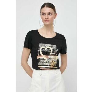 Morgan tricou femei, culoarea negru imagine