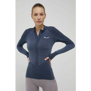 Salewa longsleeve funcțional Zebry Responsive culoarea albastru marin imagine