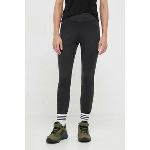 Salewa leggins sport Fanes femei, culoarea negru, neted imagine