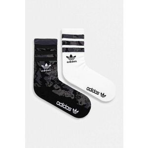 adidas Originals sosete 2-pack culoarea negru, IU0185 imagine