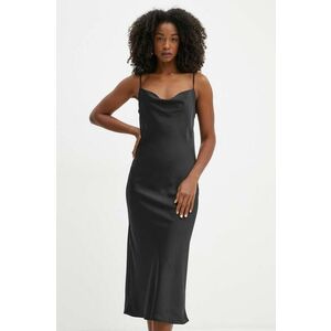 Marella rochie culoarea negru, midi, drept, 2423226131200 imagine