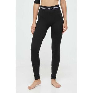 Helly Hansen jambiere funcționale Lifa Merino Midweight culoarea negru imagine