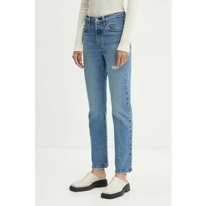 Levi's Jeans 501 femei, high waist imagine