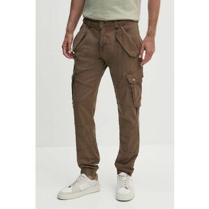 Alpha Industries pantaloni Combat Pant LW barbati, culoarea maro, cu fason cargo, 126215 imagine