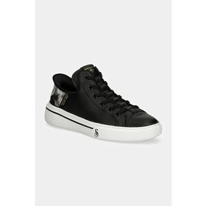 Skechers tenisi de piele SKECHERS X SNOOP DOGG barbati, culoarea negru imagine