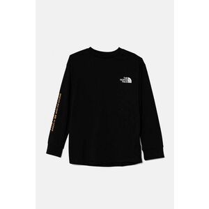 The North Face longsleeve din bumbac cu imprimeu imagine