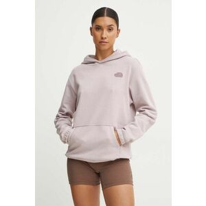 The North Face hanorac culoarea violet, neted imagine