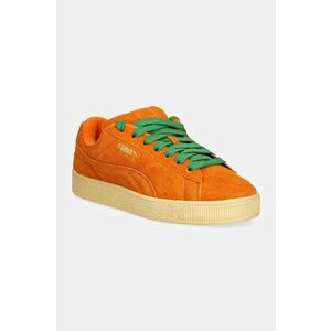 Puma sneakers din piele intoarsă Suede XL CARROTS culoarea portocaliu, 398800 imagine