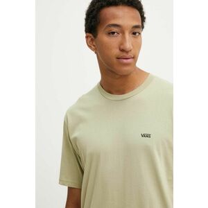 Vans tricou din bumbac barbati, culoarea verde, cu imprimeu, VN0A3CZED3Z1 imagine