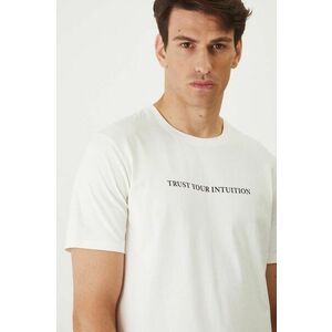 Medicine tricou barbati, culoarea bej, cu imprimeu imagine