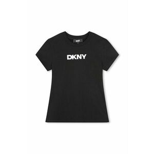 Dkny tricou copii culoarea negru, D62036 imagine