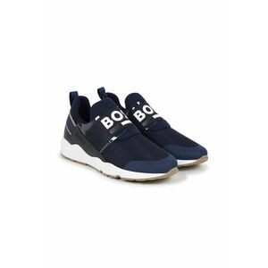 BOSS sneakers pentru copii culoarea albastru marin imagine