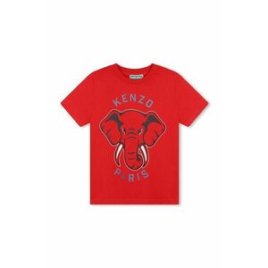 Kenzo Kids tricou de bumbac pentru copii culoarea rosu, cu imprimeu, K60748 imagine