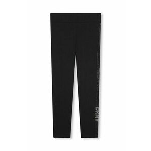 Dkny leggins copii culoarea negru, cu imprimeu, D60224 imagine