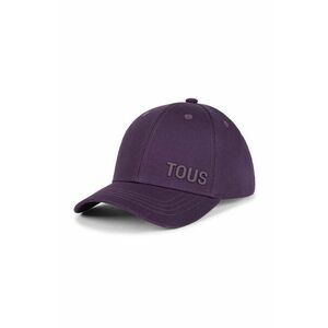 Tous șapcă de baseball din bumbac culoarea violet, neted, 2002136130 imagine