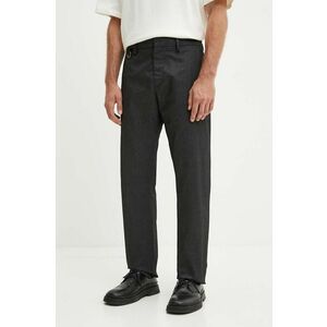 Iceberg pantaloni barbati, culoarea negru, drept, B090 0161 imagine