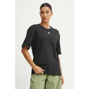 adidas Originals tricou din bumbac femei, culoarea negru, IY7321 imagine