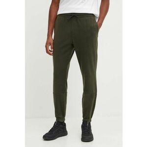 Columbia pantaloni de trening culoarea verde, neted imagine