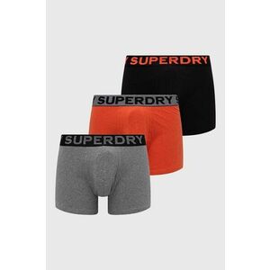 Superdry boxeri 3-pack barbati, culoarea negru imagine