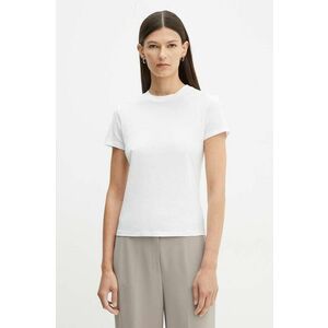 Theory tricou din bumbac femei, culoarea alb, L1024521 imagine