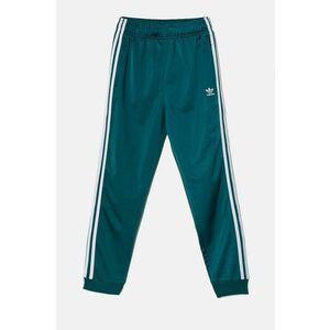 adidas Originals pantaloni de trening pentru copii SST TRACK PANTS culoarea verde, cu imprimeu, IY7463 imagine