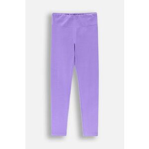 Coccodrillo leggins copii culoarea violet, neted, EVERYDAY GIRL imagine