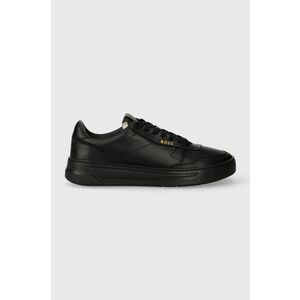 BOSS sneakers din piele Baltimore culoarea negru, 50502893 imagine